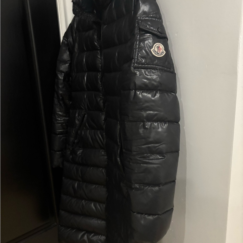 Moncler Black Puffer Coat